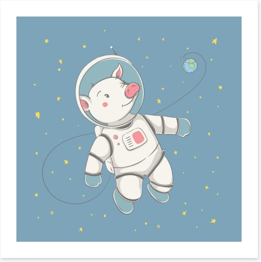 Piggy in space