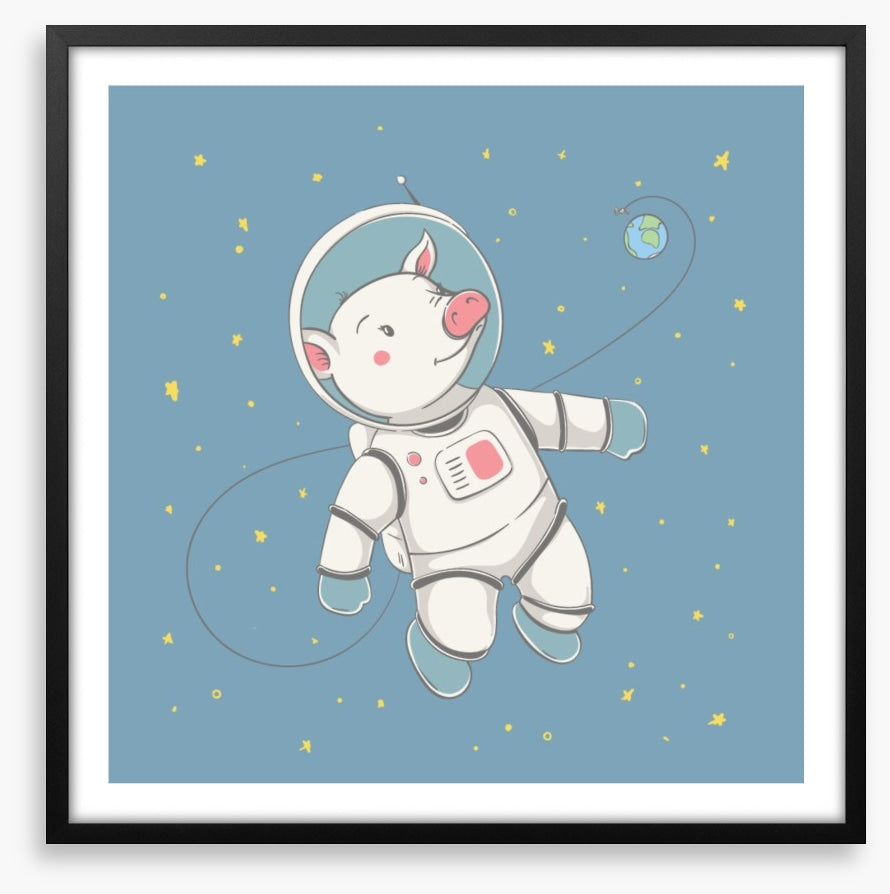 Piggy in space