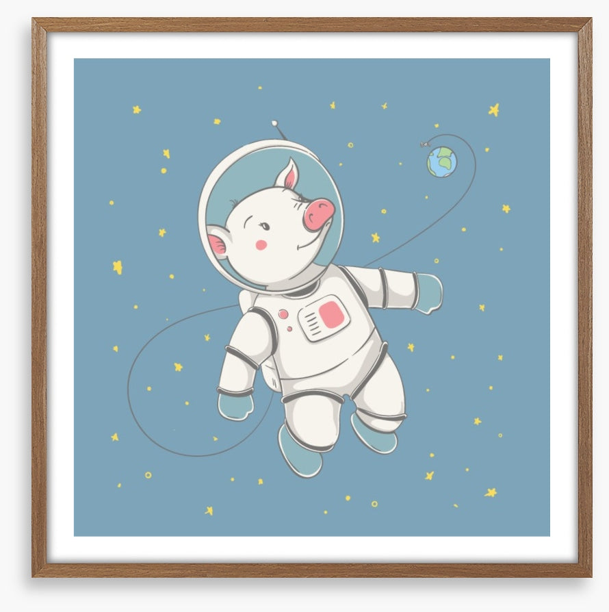 Piggy in space