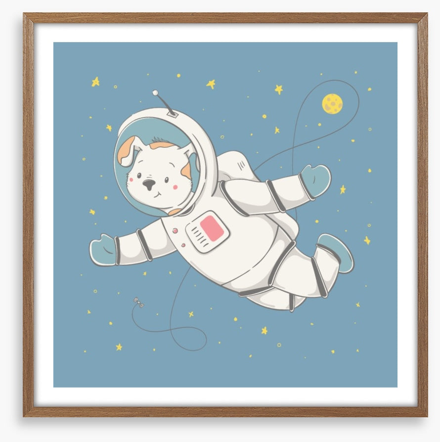 Puppy in space