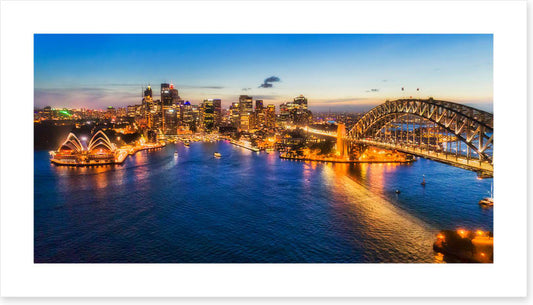 Circular Quay aglow