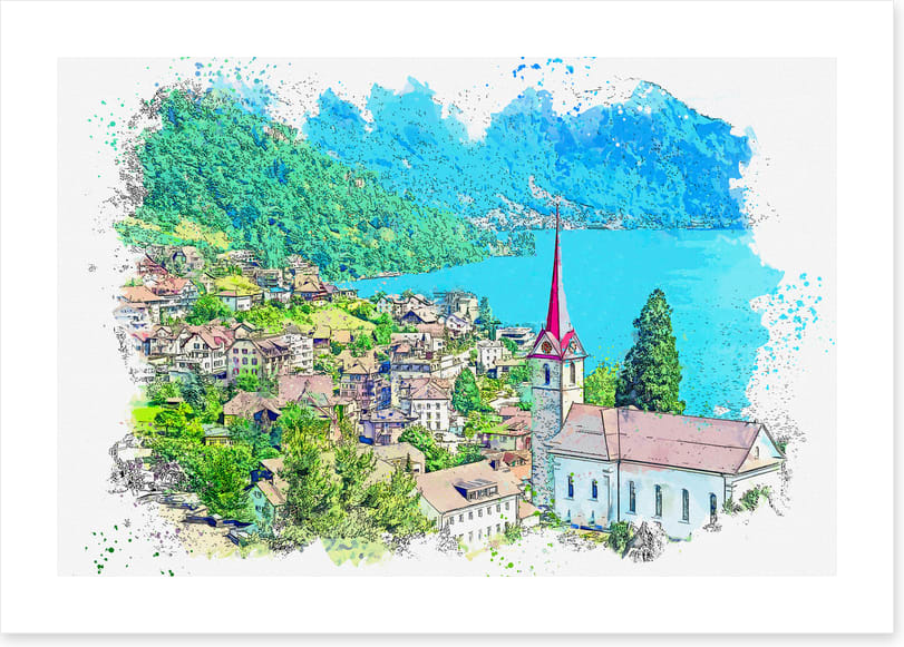 Lucerne lake