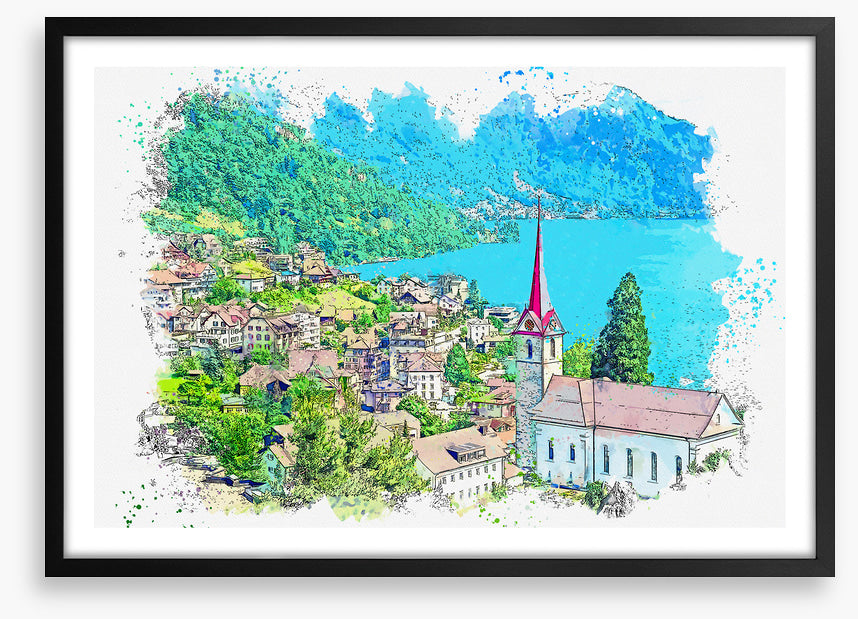 Lucerne lake