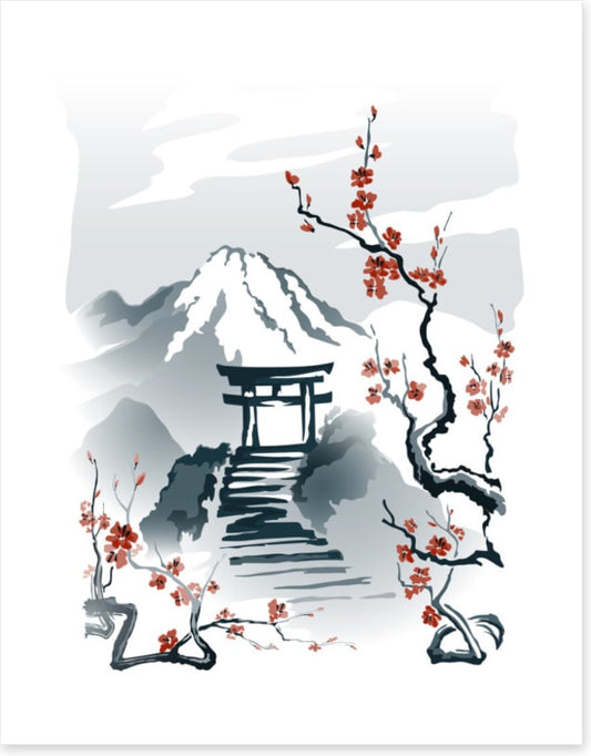 Stairs to the shrine