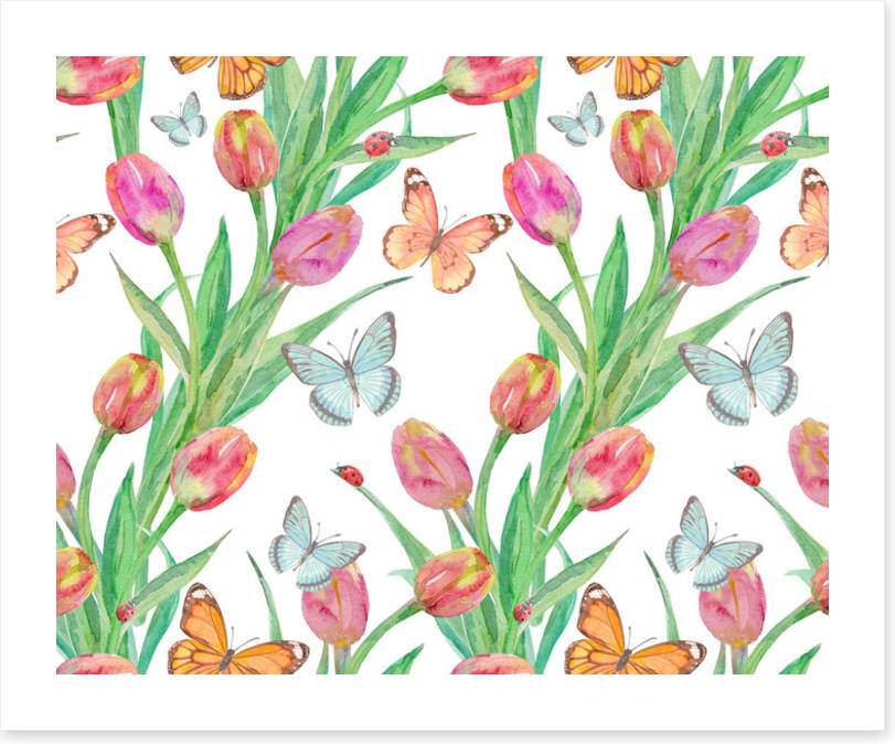 Butterfly tulips