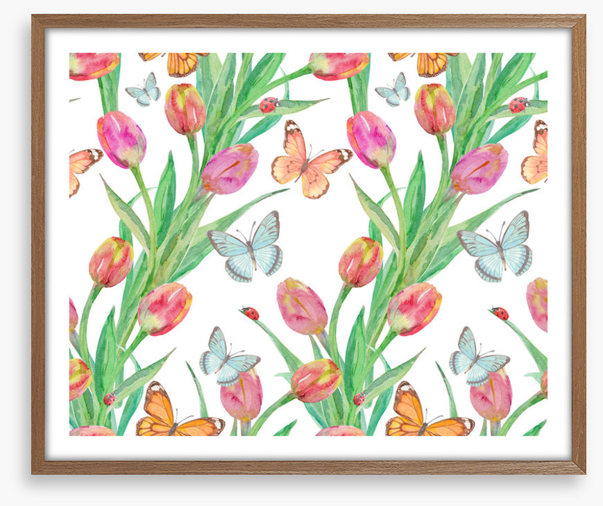 Butterfly tulips