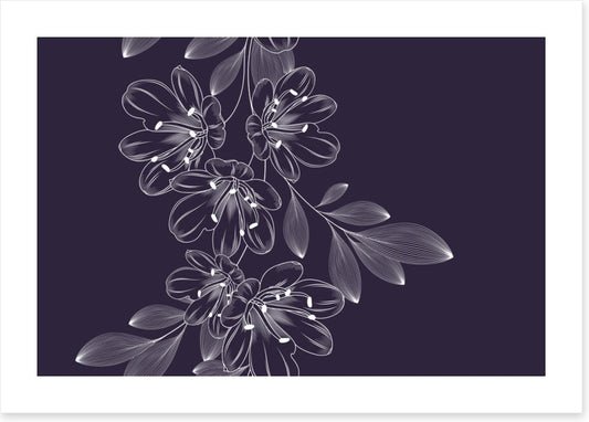 Lily flower flourish