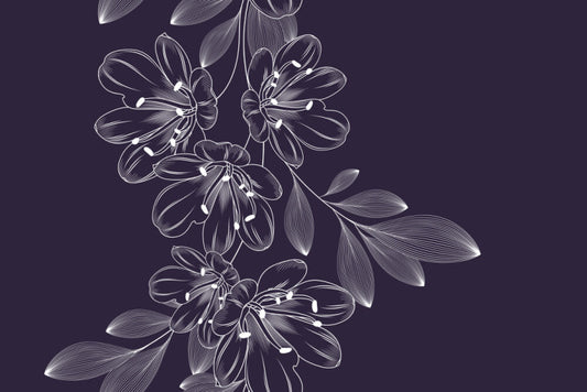 Lily flower flourish