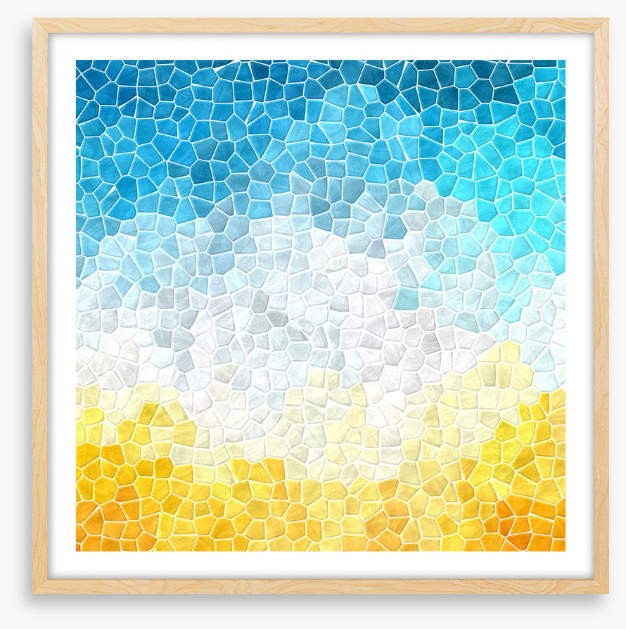Beach day mosaic