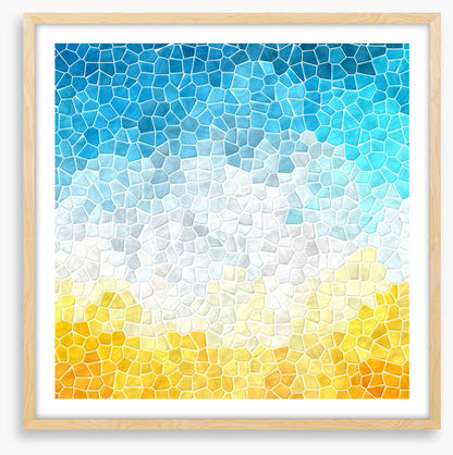 Beach day mosaic