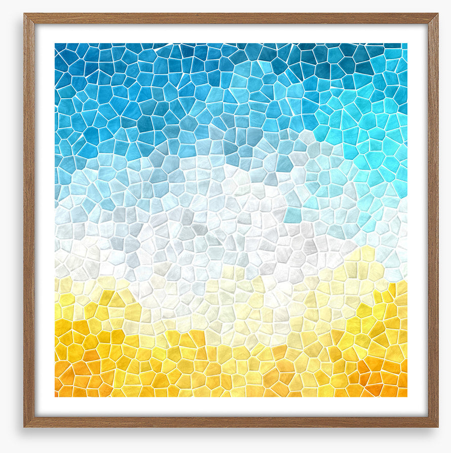 Beach day mosaic