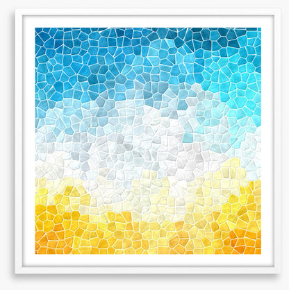 Beach day mosaic