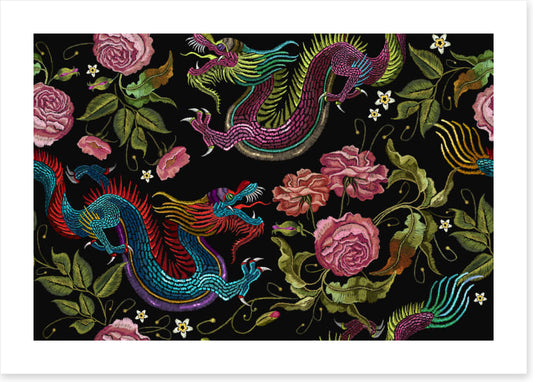 Chinese dragon garden