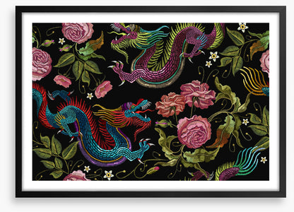 Chinese dragon garden