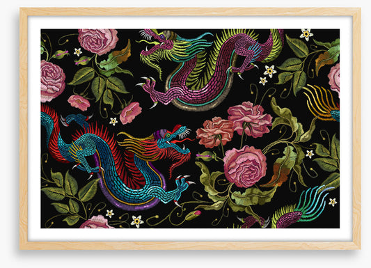 Chinese dragon garden