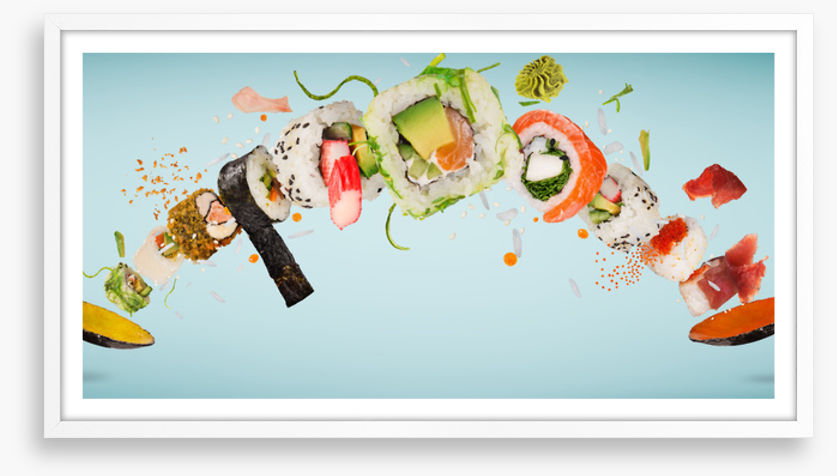 Sushi rainbow