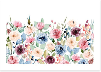 Then come the roses