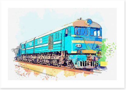 The blue train