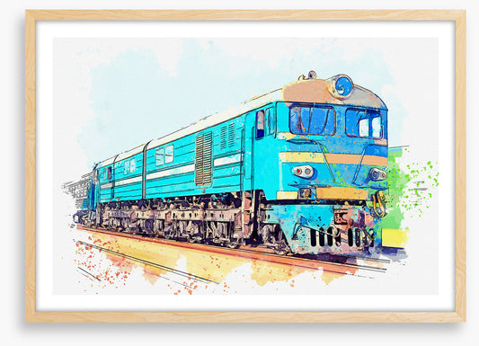The blue train