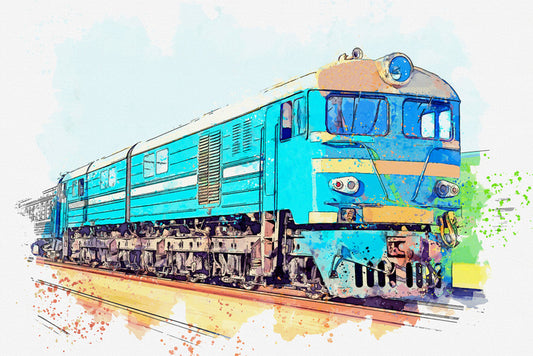 The blue train