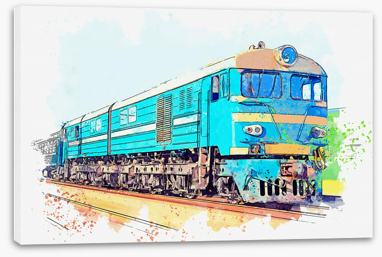 The blue train