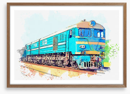 The blue train