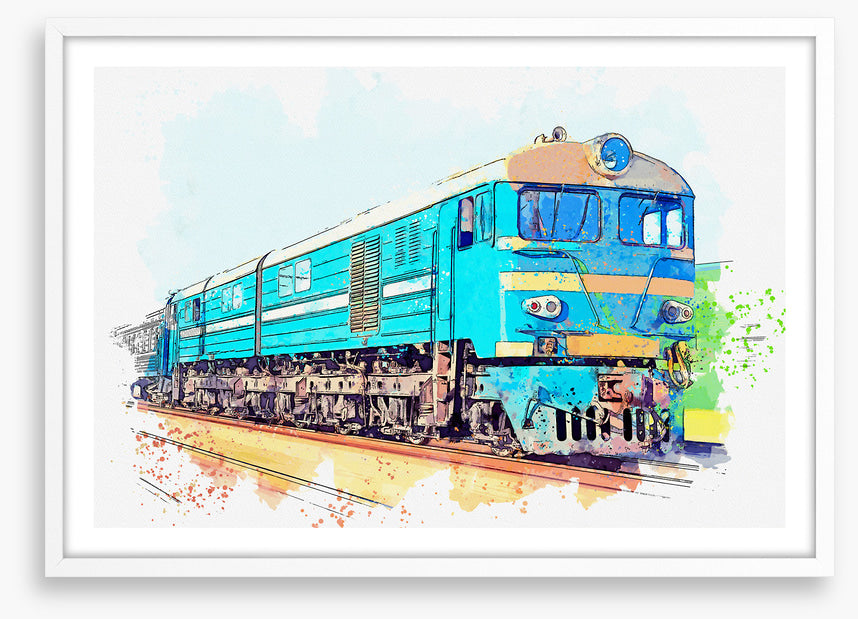 The blue train