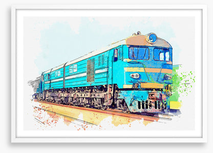 The blue train