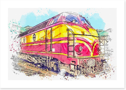 The red train