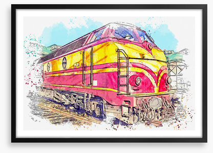 The red train
