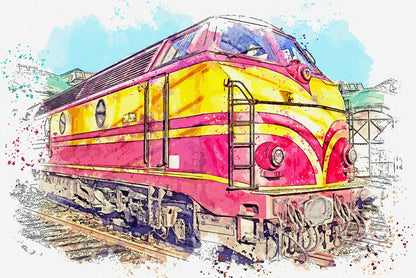 The red train