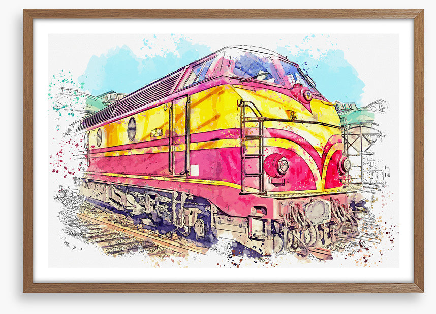 The red train