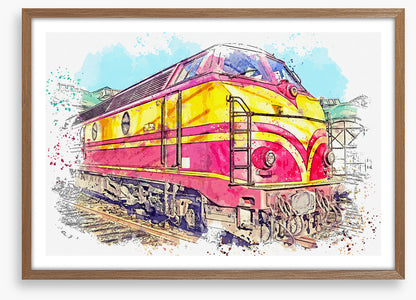 The red train