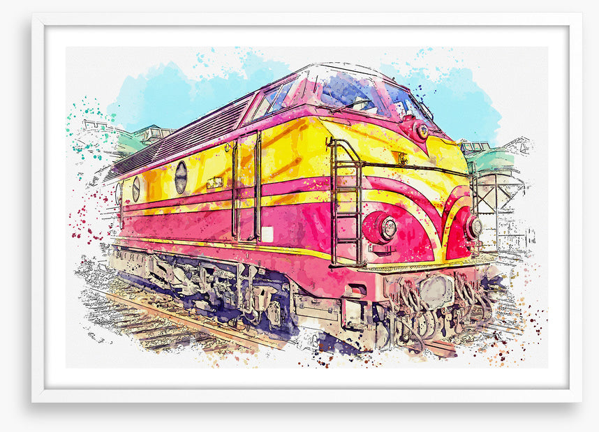 The red train