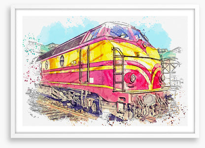 The red train