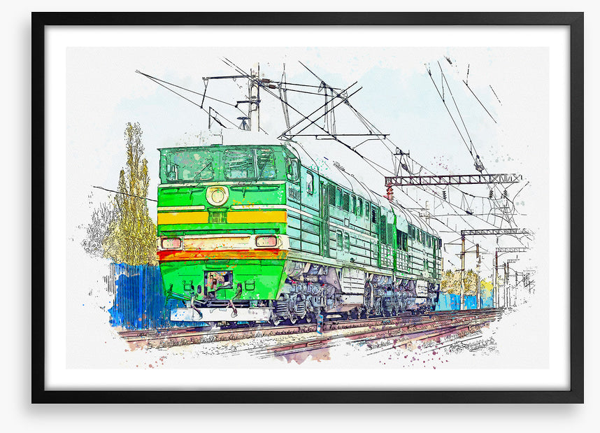 The green train