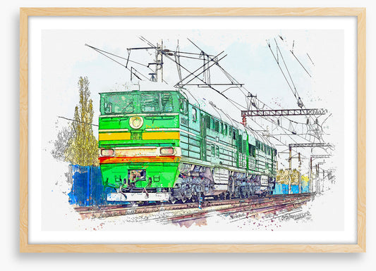 The green train