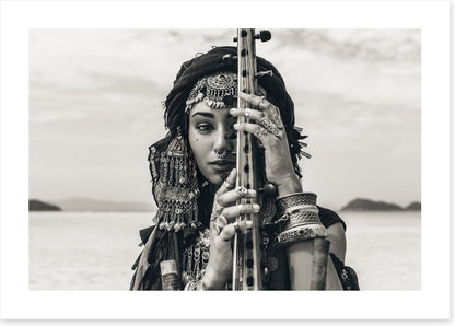 Sitar by the sea