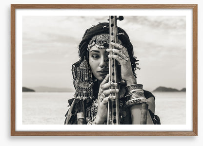 Sitar by the sea