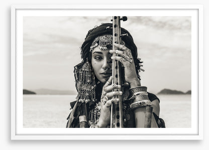 Sitar by the sea