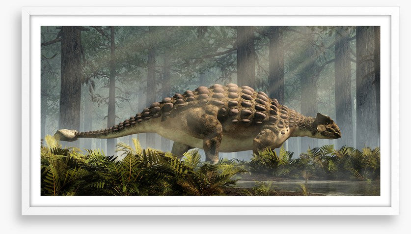 Ankylosaurus amble