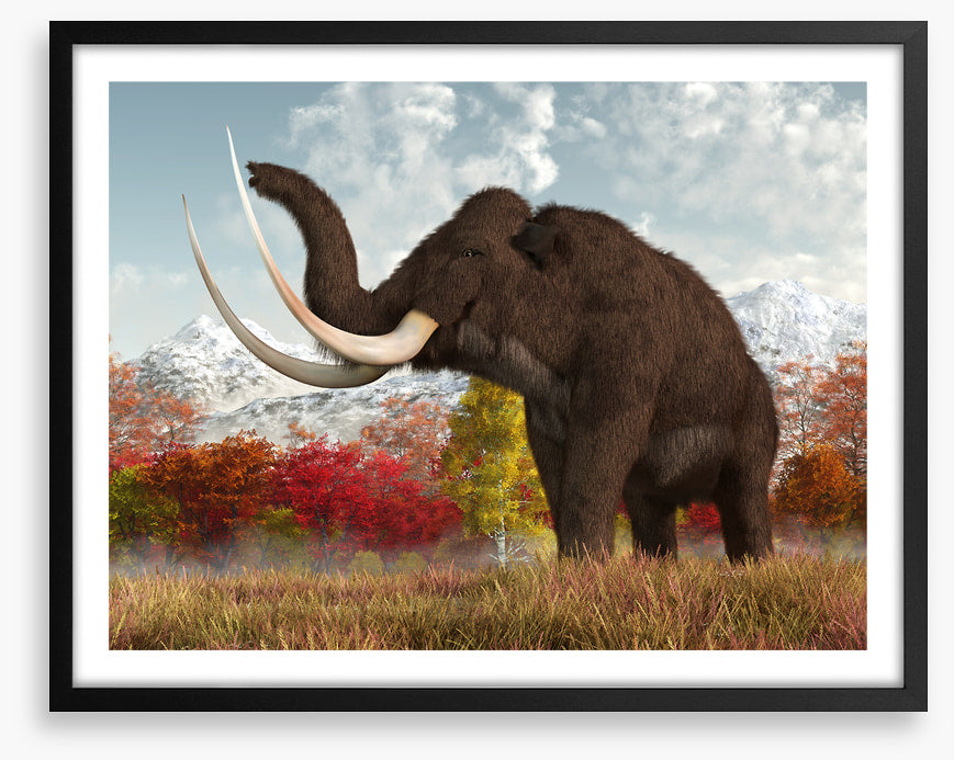 Happy woolly mammoth