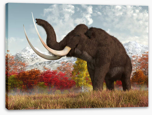 Happy woolly mammoth