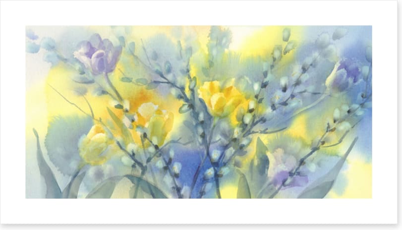 Pussy willow splash