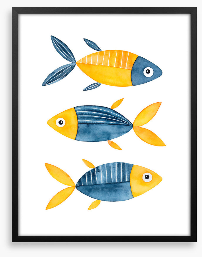 One yellow fish