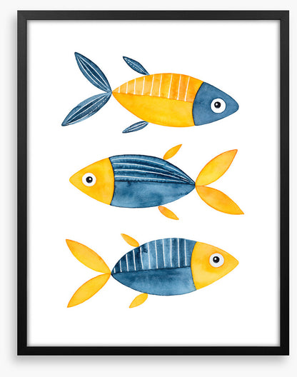 One yellow fish