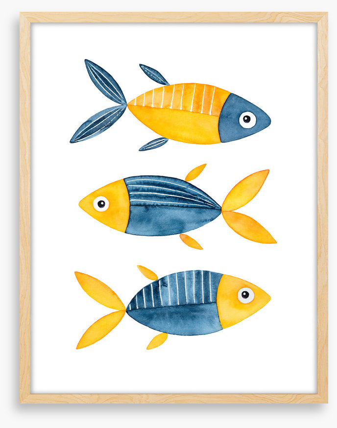 One yellow fish