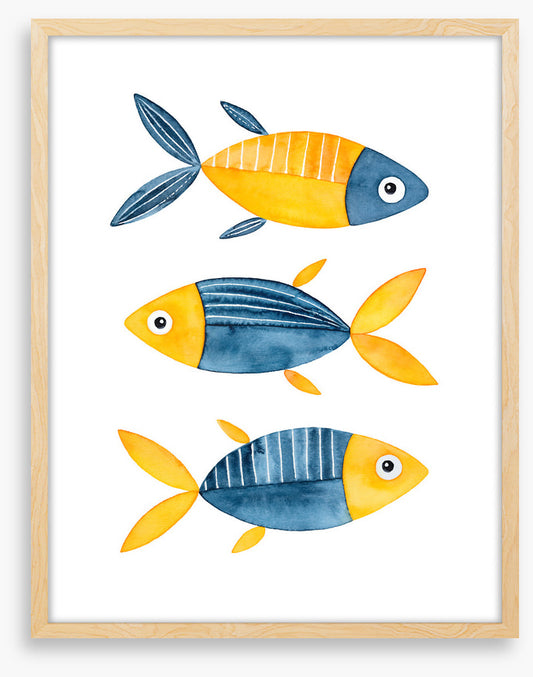 One yellow fish