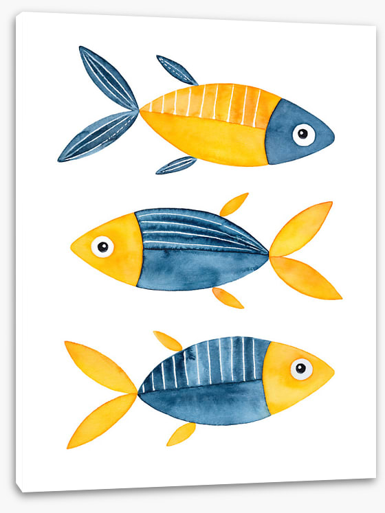 One yellow fish