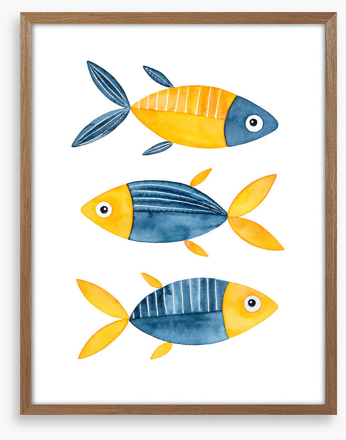 One yellow fish
